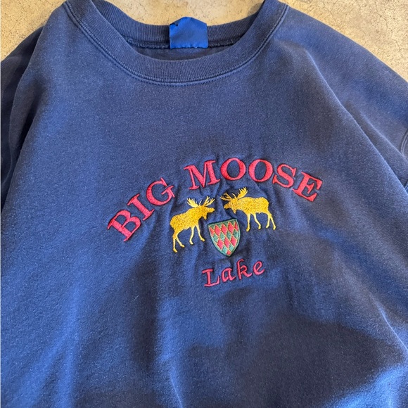 Vintage Crewneck Big Moose Lake - Picture 3 of 6